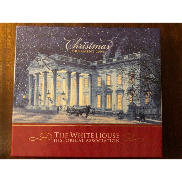 2004 WHITE HOUSE HISTORICAL ASSOC CHRISTMAS ORNAMENT A FIRST FAMILYS SLEIGH RIDE - Picture 5 of 5